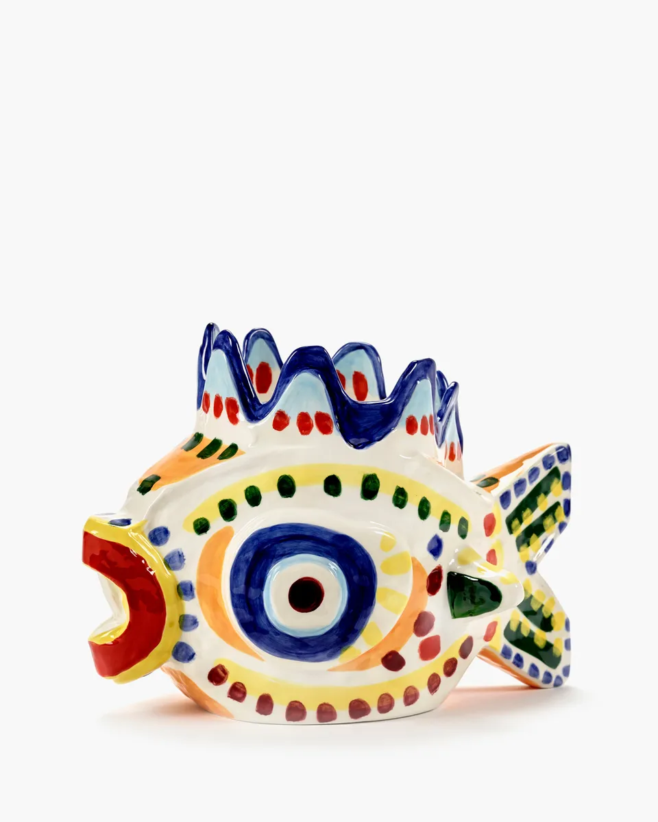 Serax Sicily Vase 01 váza mix kamenina ryba