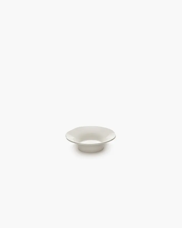 Serax Silhouette talíř hluboký S bílý porcelán