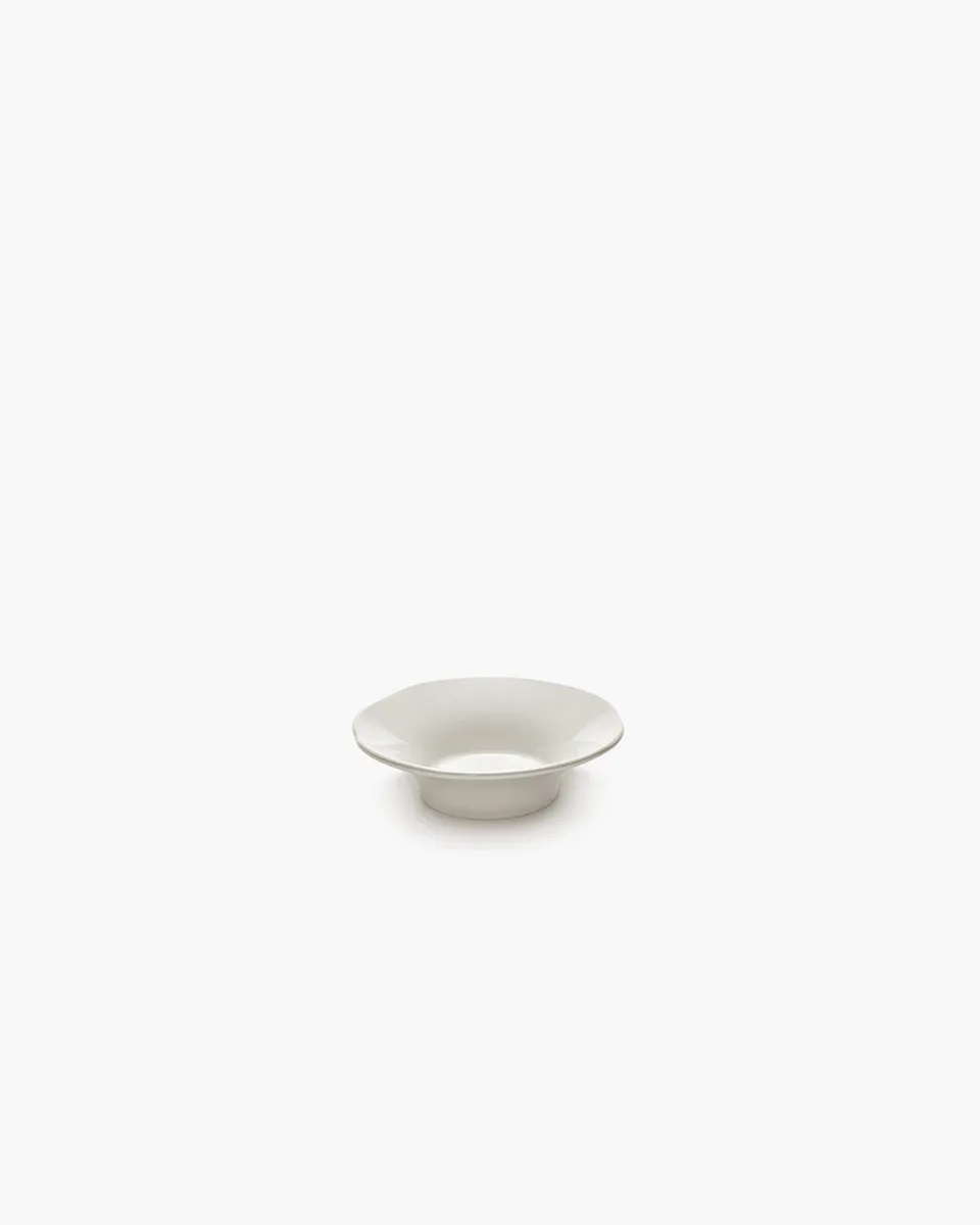 Serax Silhouette talíř hluboký S bílý porcelán