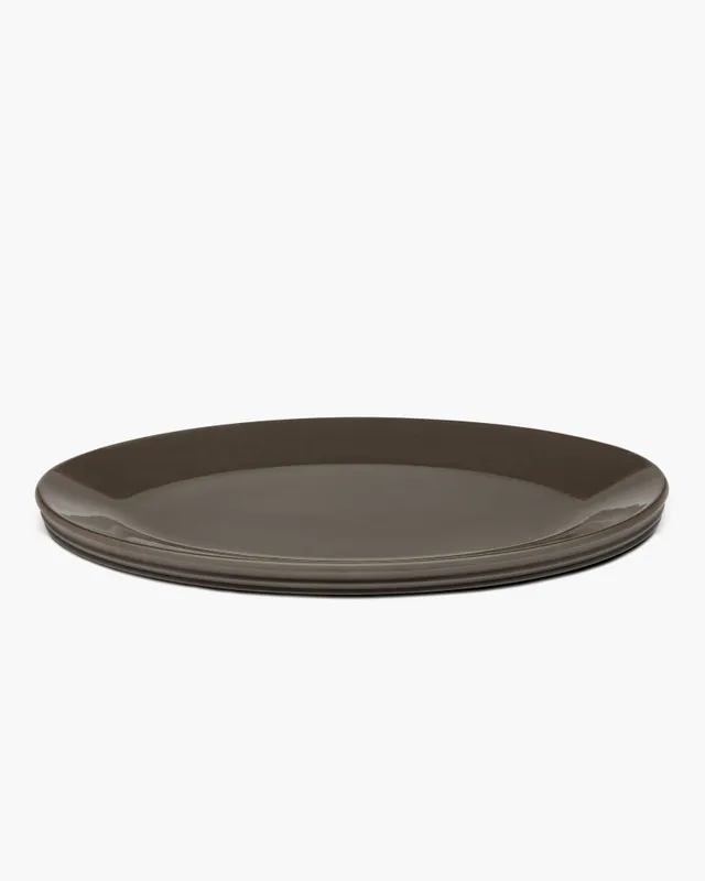 Serax Dune servírovací mísa oválná L hnědá porcelán