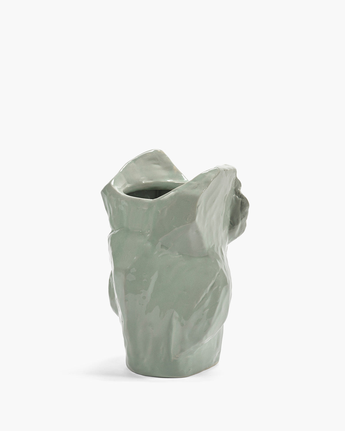 Serax After Midnight Owl vase S vaza svetle modra kamenina