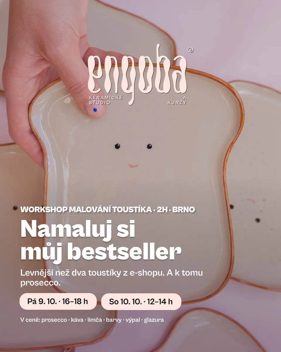 Engoba Workshop malování toustíka Pátek vstupenka