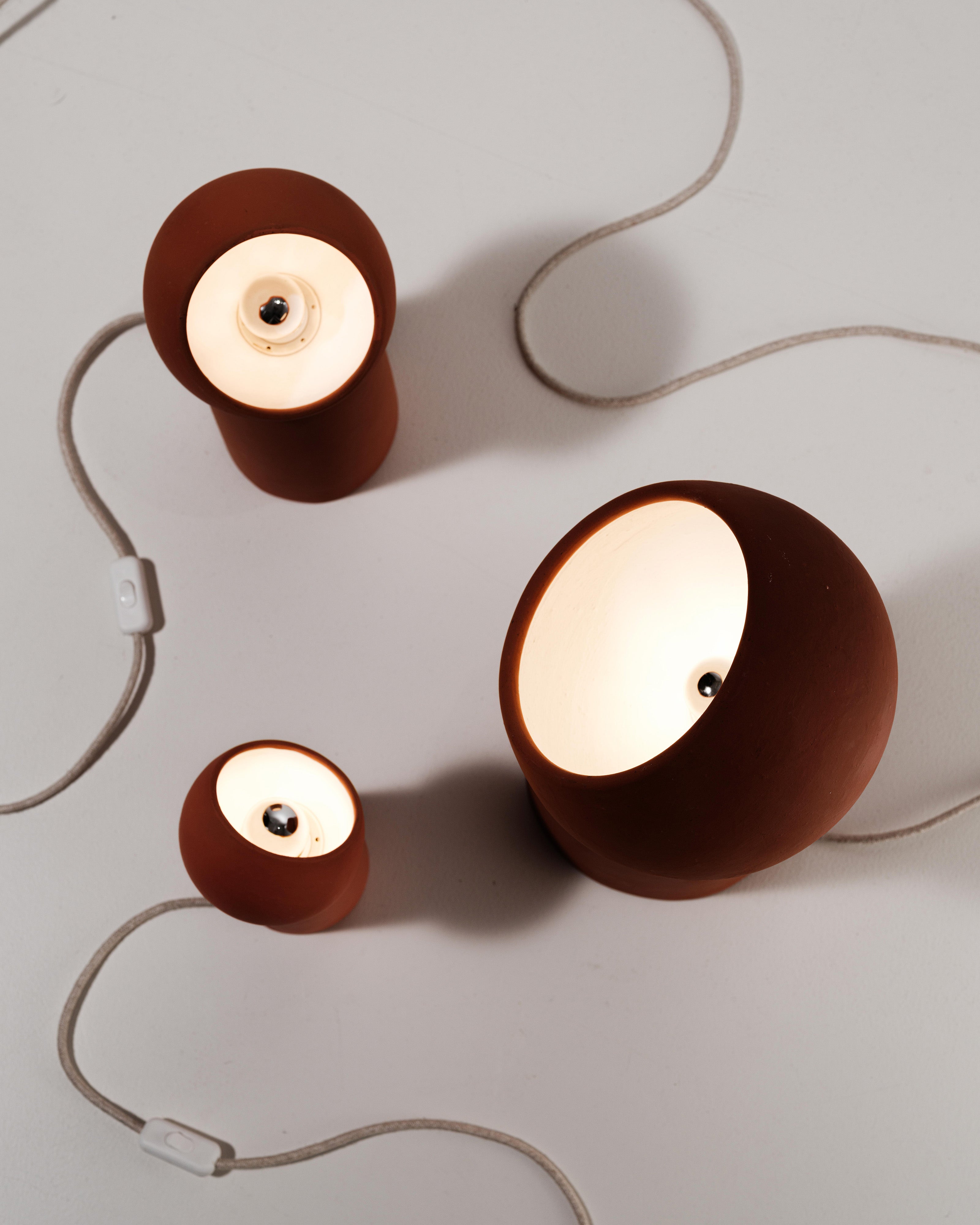 Serax Terra Light stojací lampa M terakota