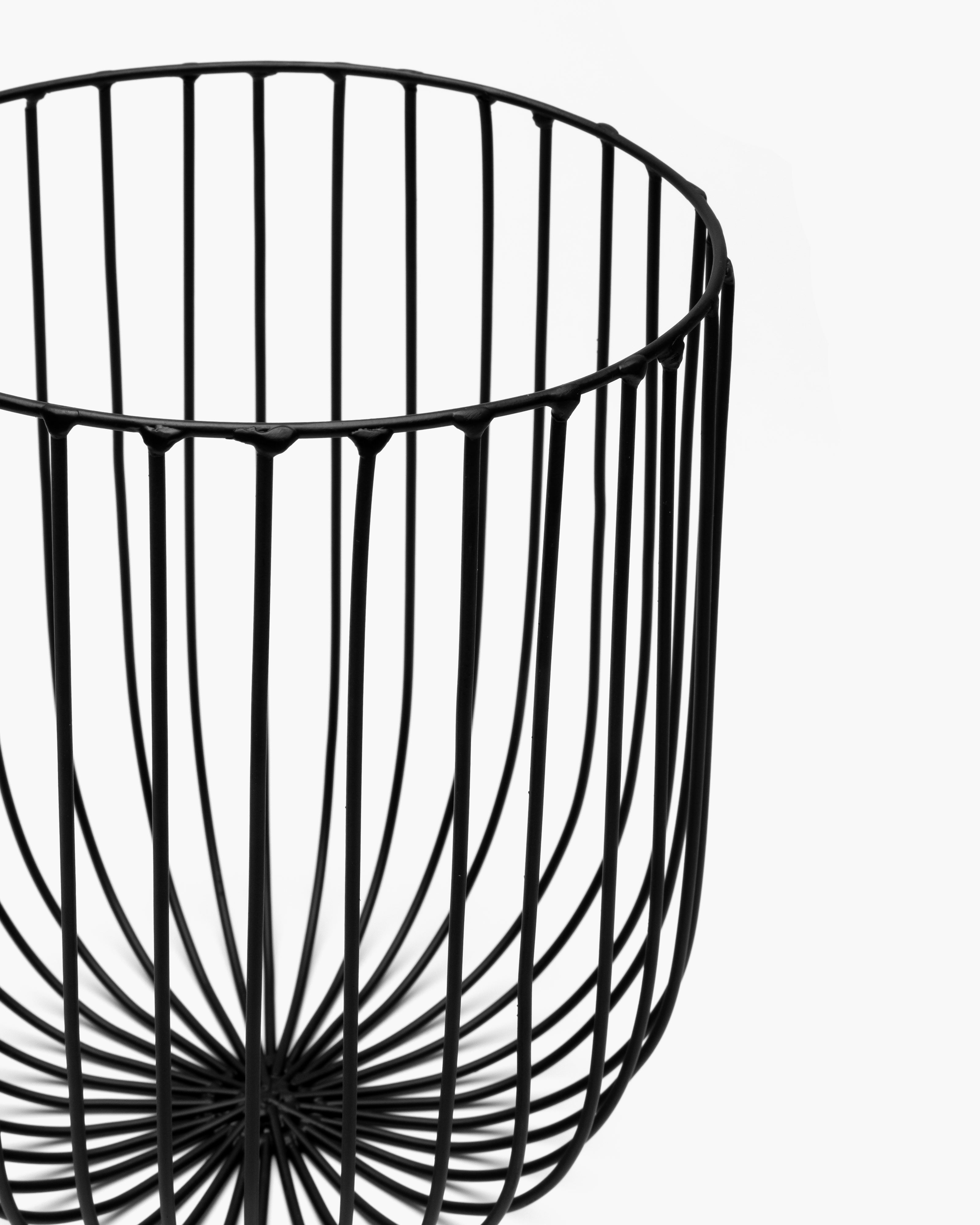 Serax Catu Iron Basket L drátěný koš černý