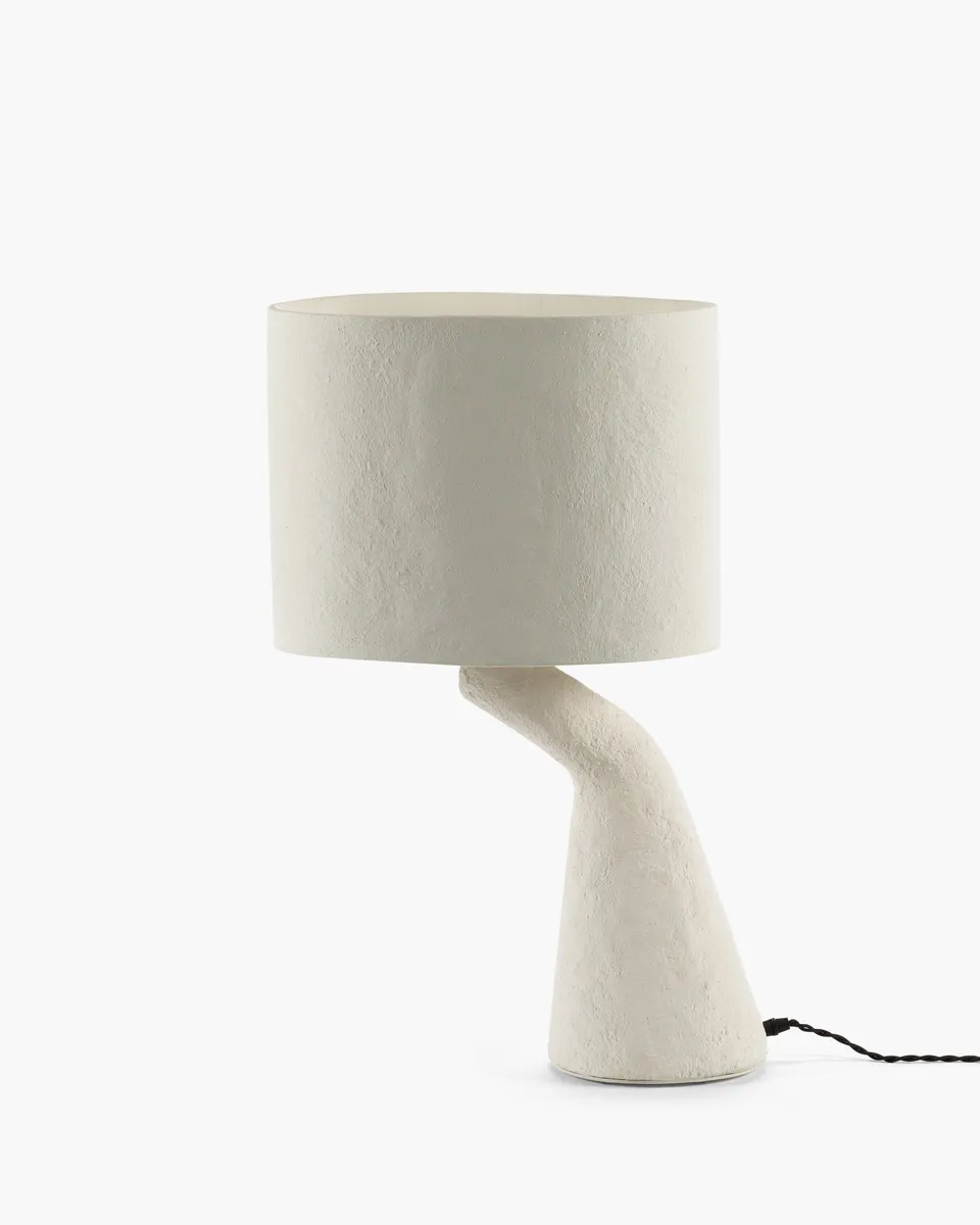 Serax Earth 04 stolní lampa bílá keramická