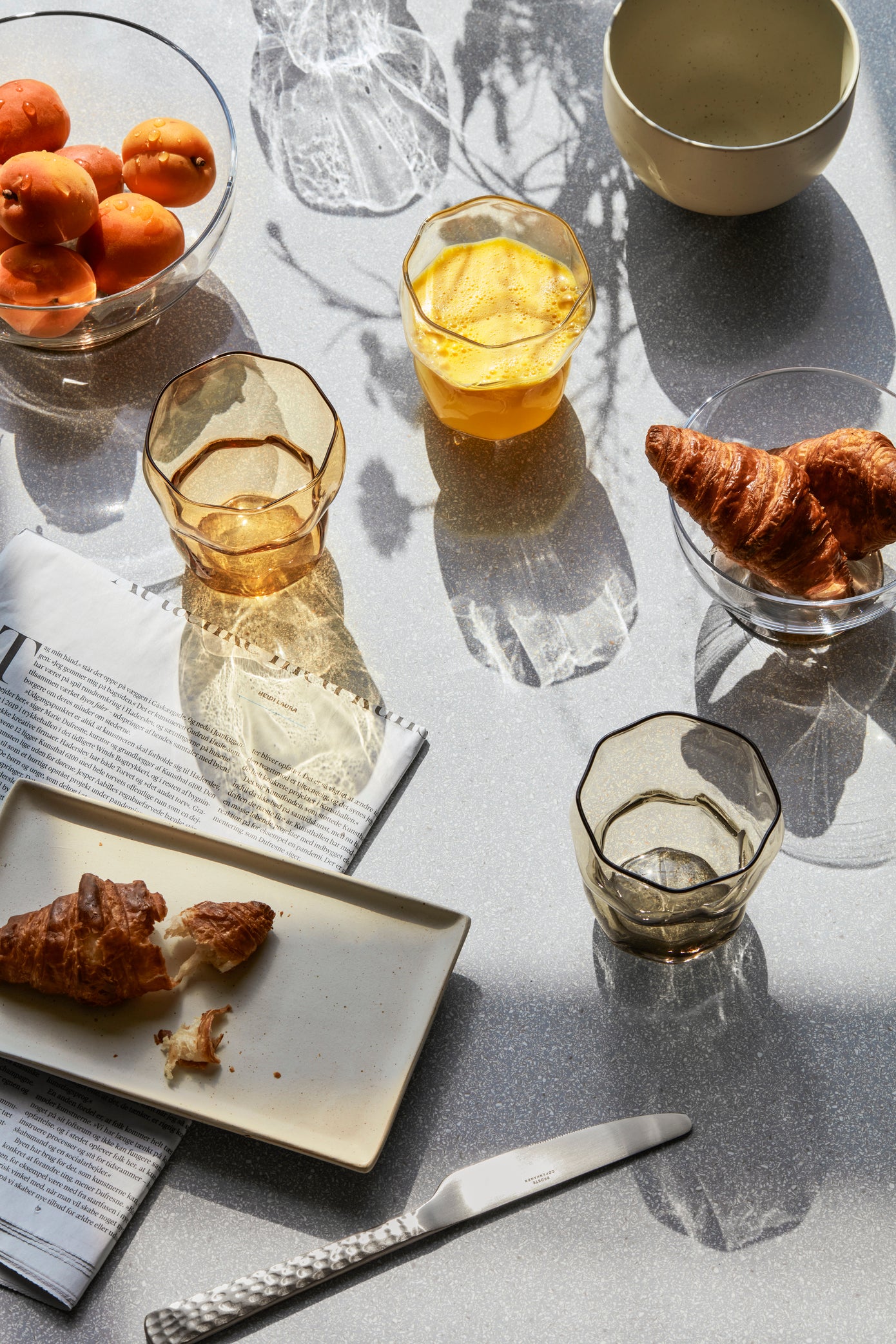 Broste Copenhagen Limfjord sklenice tumbler čirá