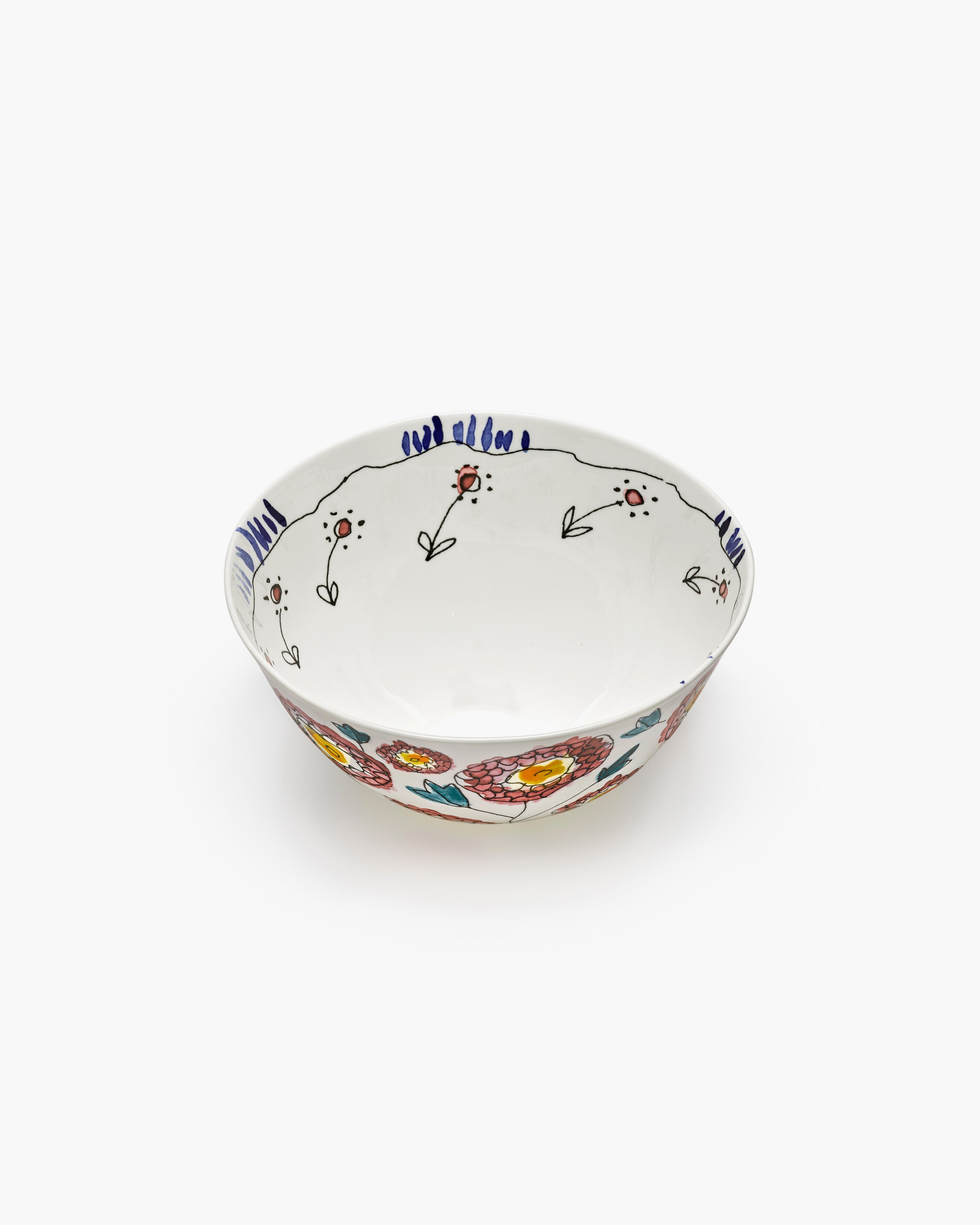 Serax Midnight Flowers servírovací mísa L Anemone porcelán