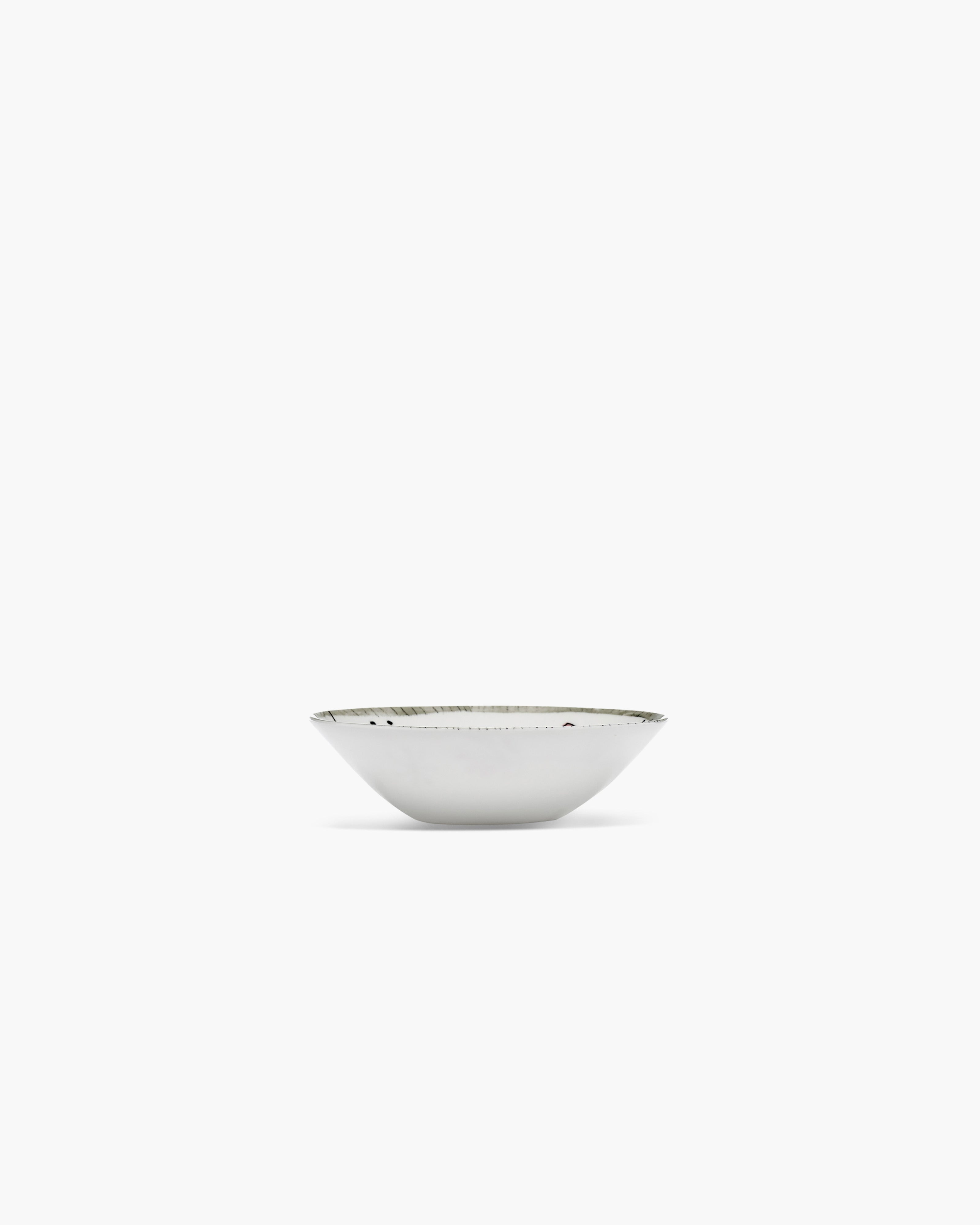 Serax Midnight Flowers Fiore rosa miska nízká S růžová porcelán