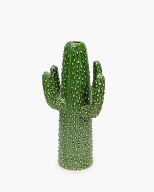 Serax Urban Jungle Cactus váza L zelená kamenina