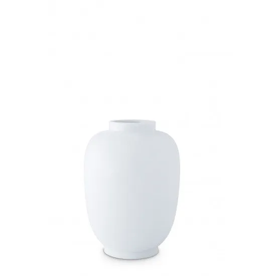 Augarten Lampion váza 19 cm bílá porcelánová