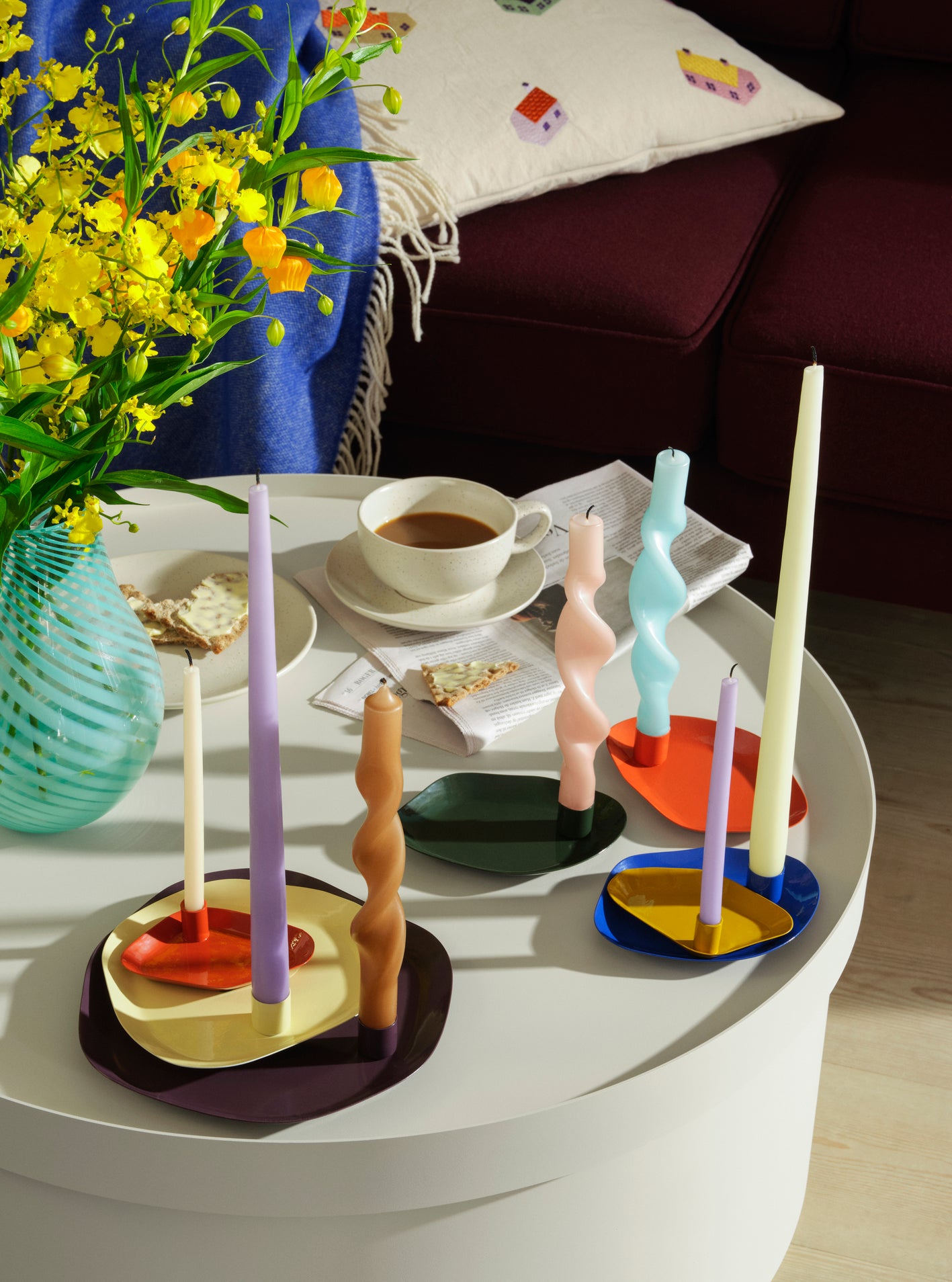 Broste Copenhagen Mie Candle Holder Mini svícen malý