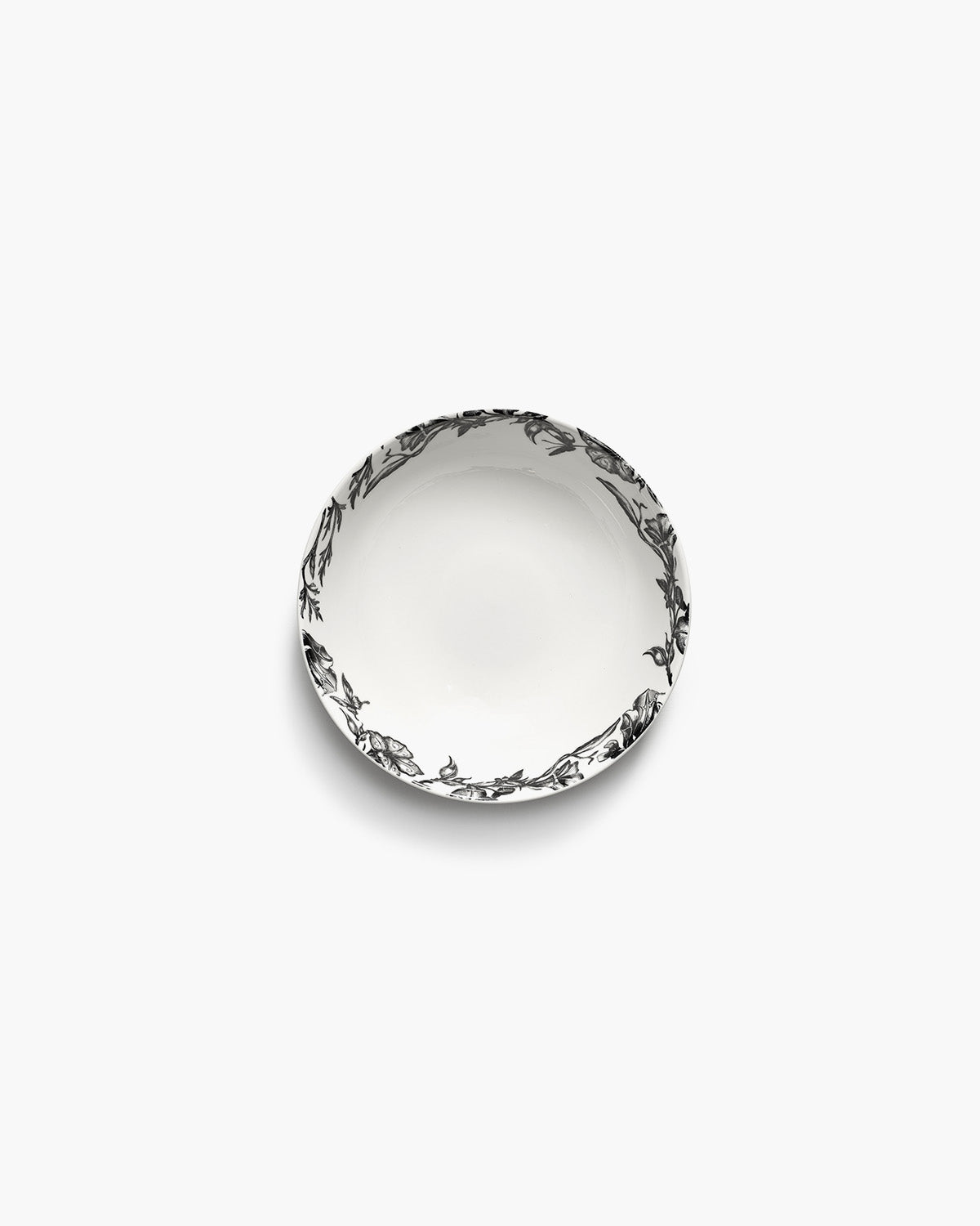 Serax Unity Bowl Low S porcelánová miska bílo-černá
