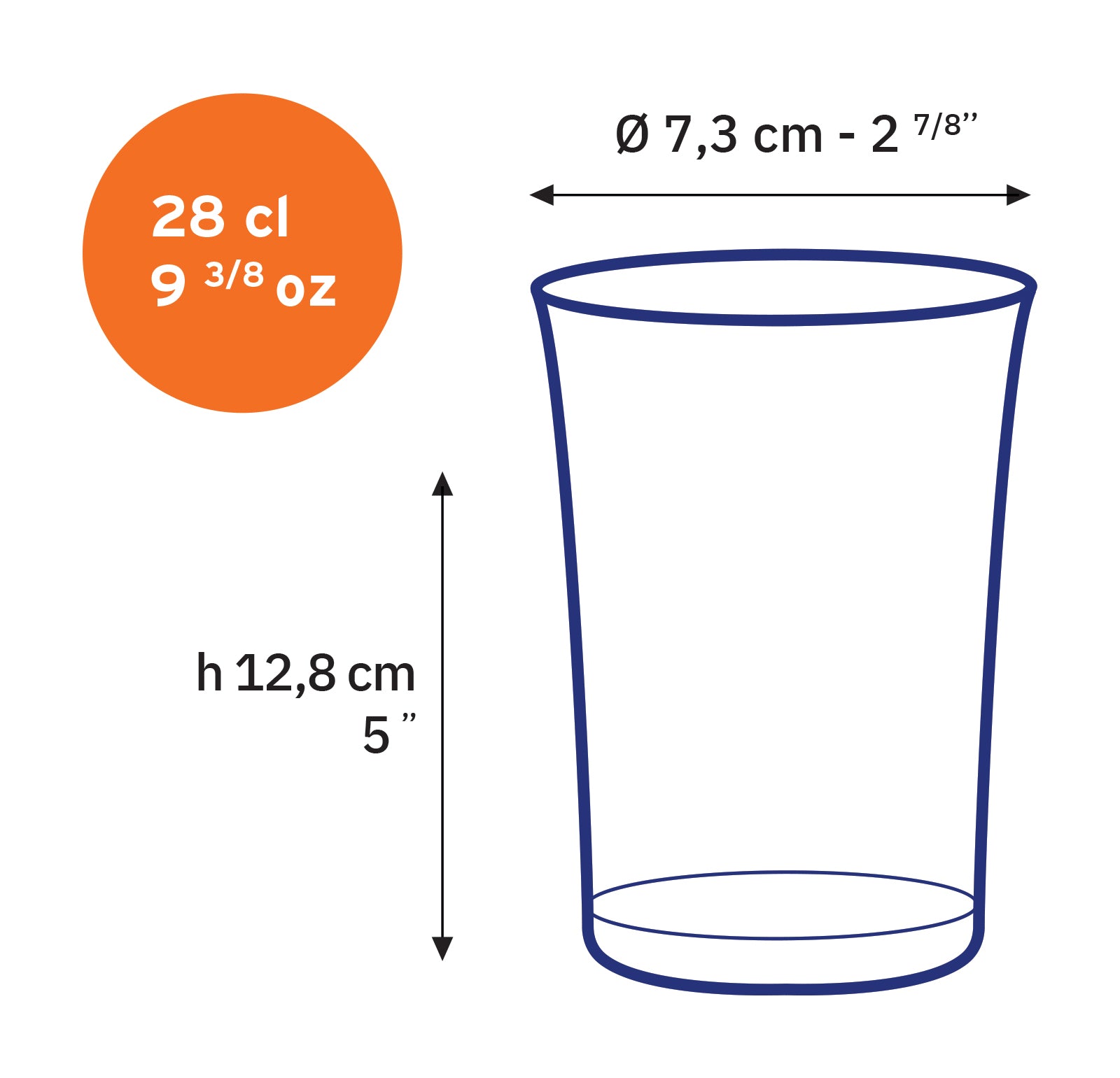Duralex Lys Vermeil sklenice 28 cl 6 ks tvrzené sklo