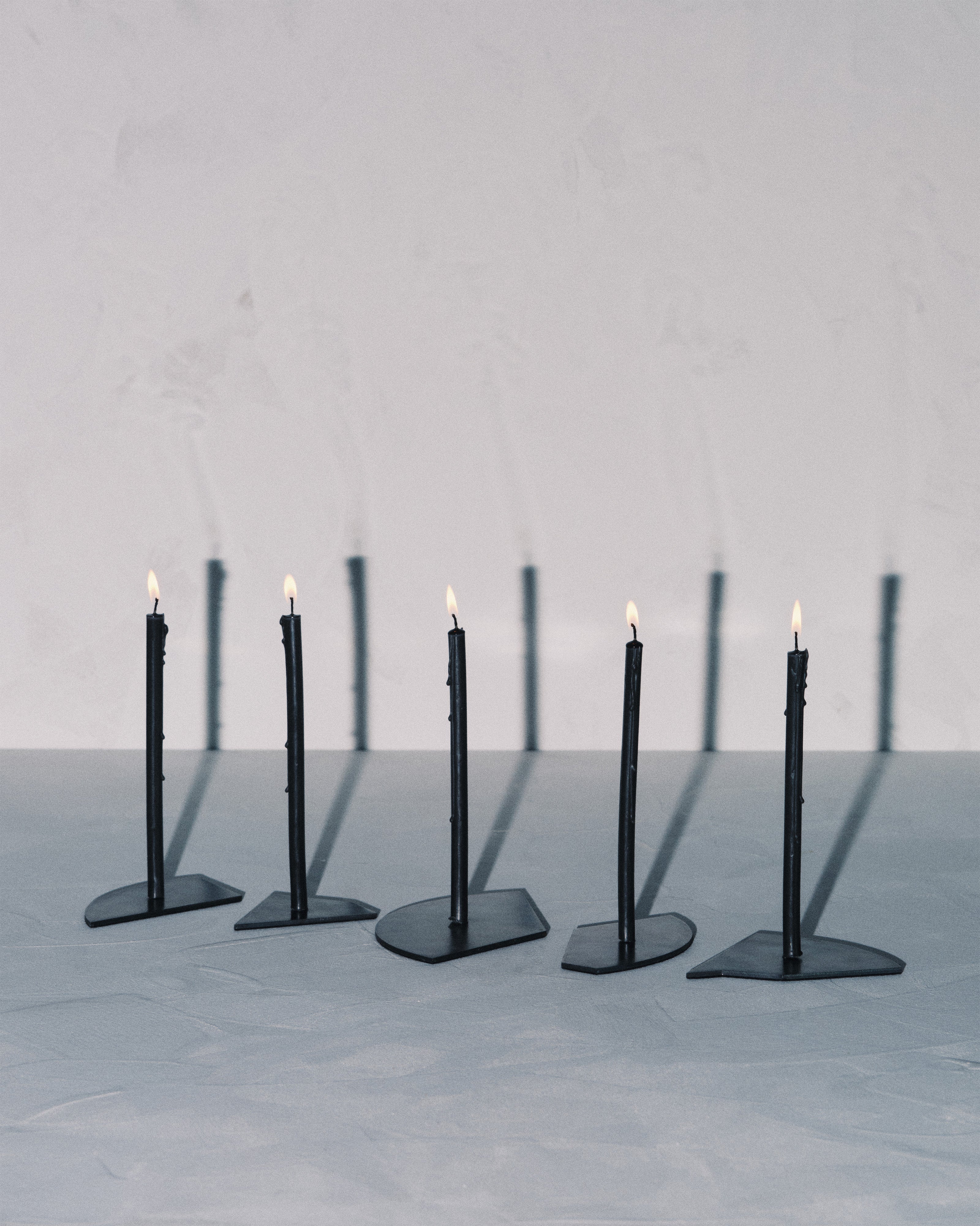 Serax Candelabra svícen černý modrá ocel