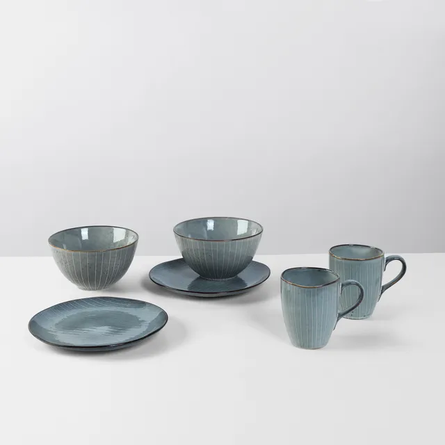 Broste Copenhagen Nordic Sea snidaniovy set pro 2 kamenina