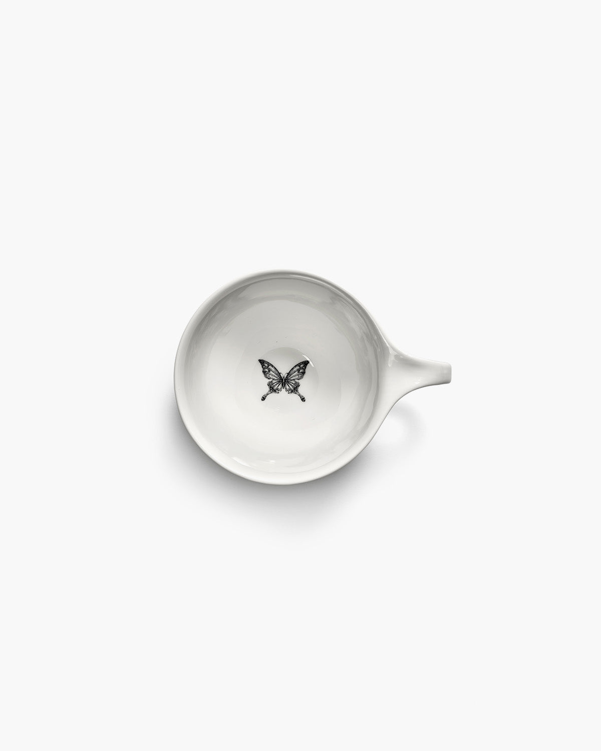 Serax Unity šálek na čaj bílo-černý porcelán