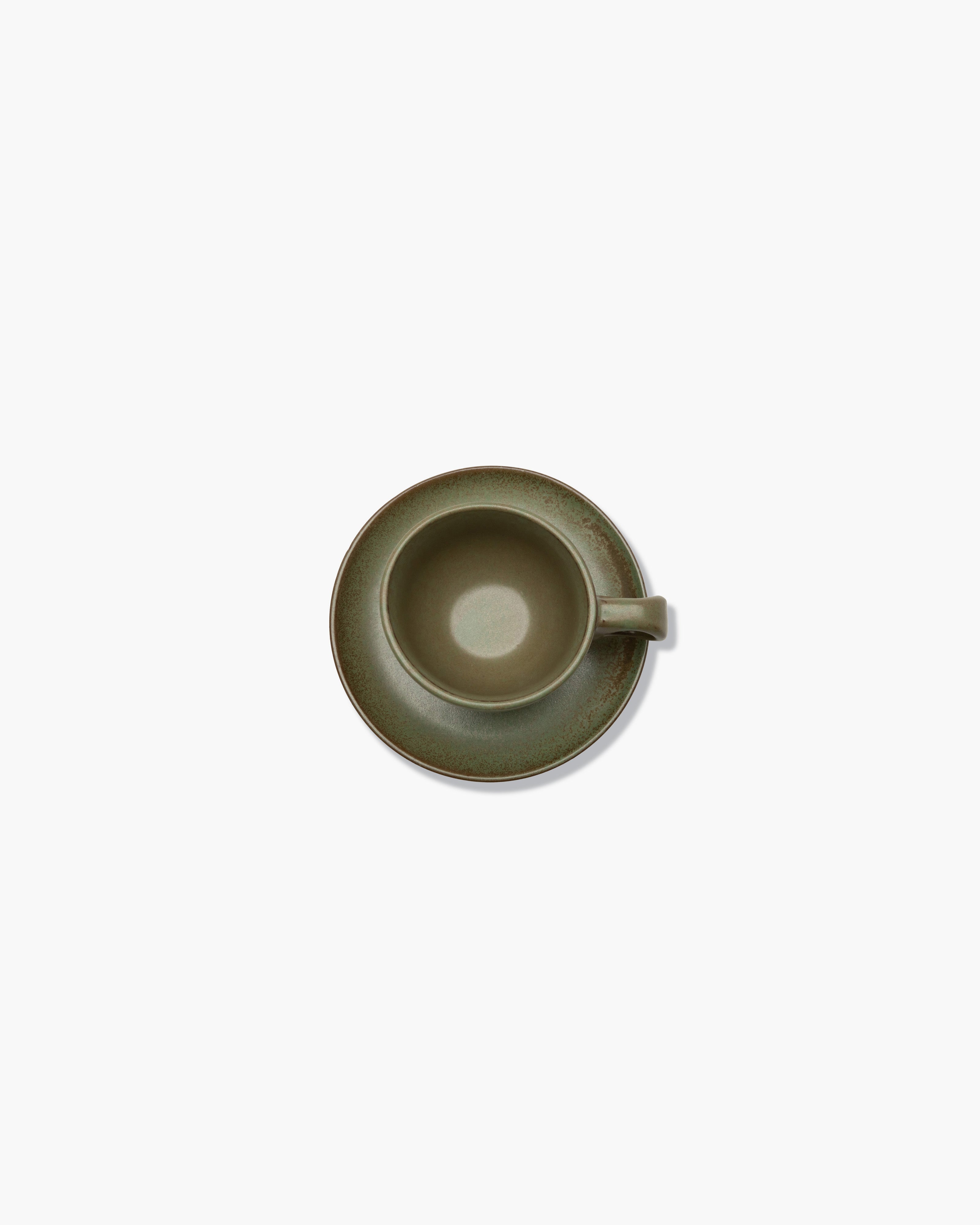 Serax Surface šálek s podšálkem camo green lungo
