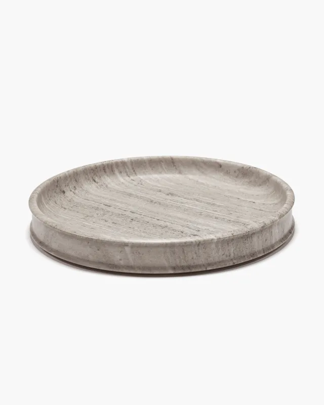 Serax Dune Tray M béžový mramorový podnos