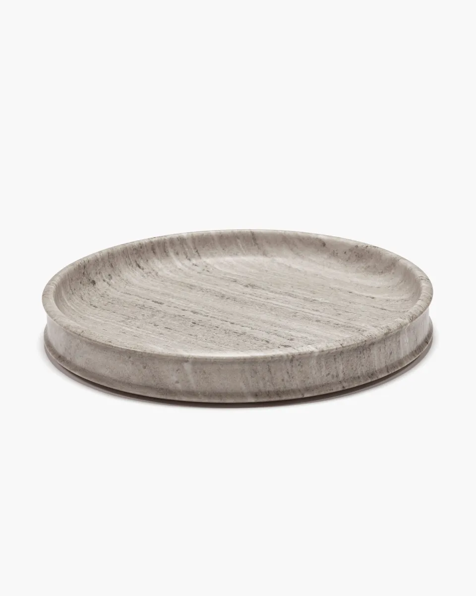 Serax Dune Tray M béžový mramorový podnos