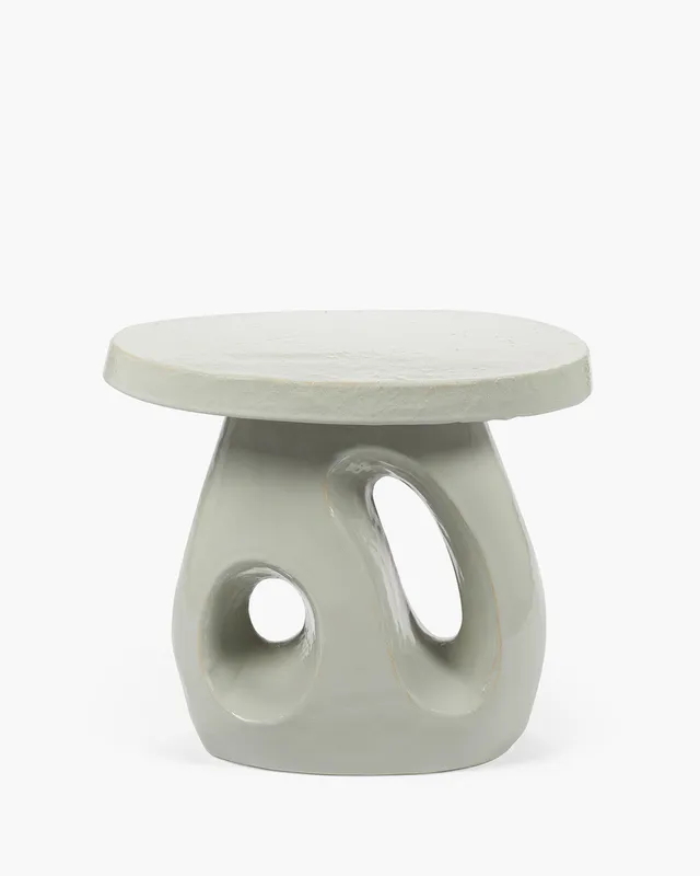 Serax Amé Side Table 10 keramický stolek šedý