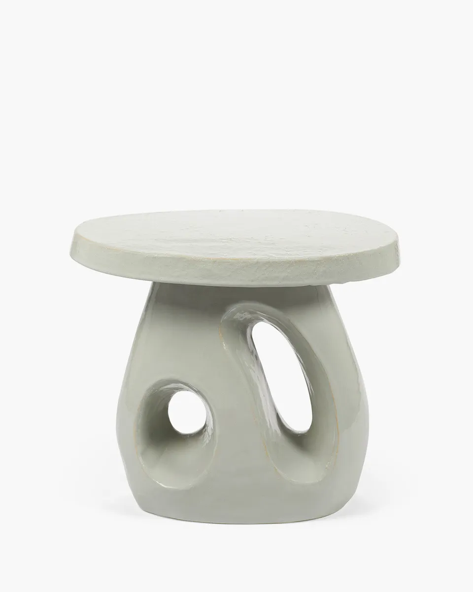 Serax Amé Side Table 10 keramický stolek šedý