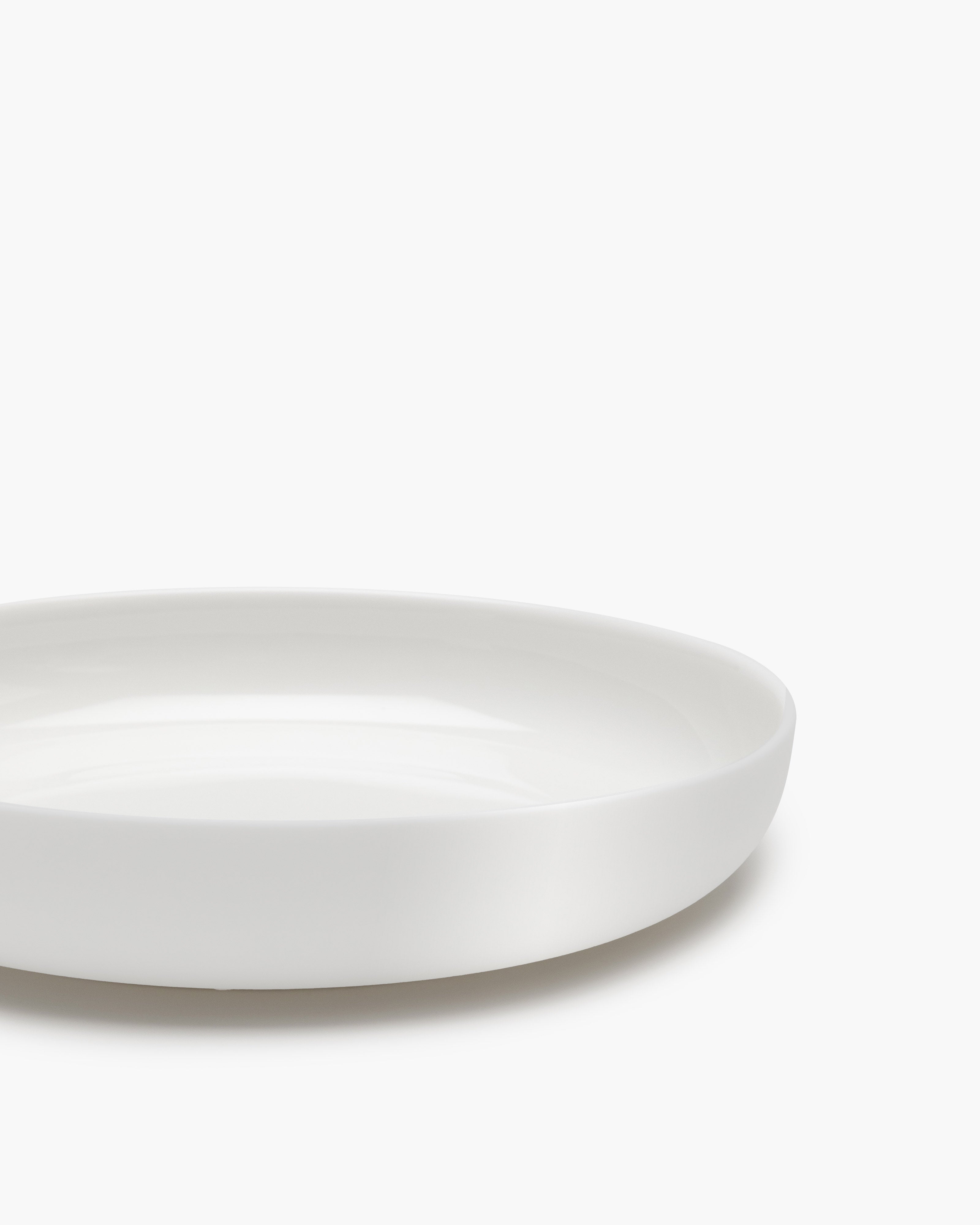 Serax Base dezertní talíř vysoký bílý porcelán