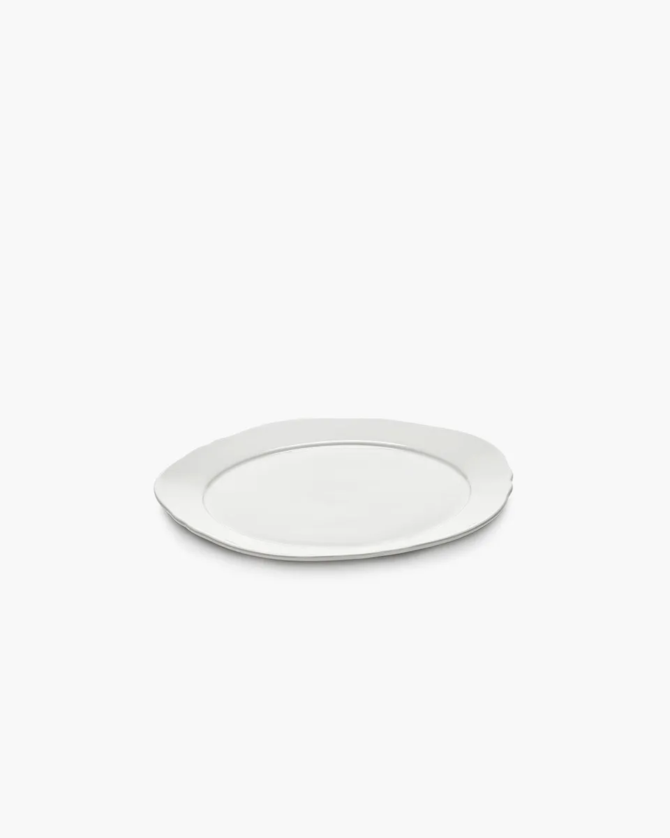 Serax Silhouette předkrmový talíř bílý porcelán