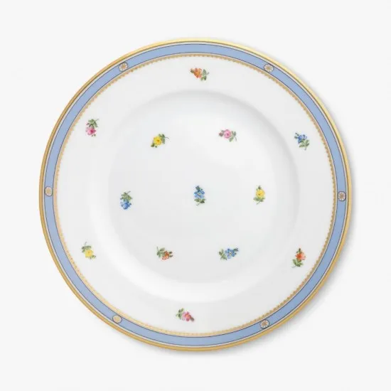 Augarten Schubert jídelní talíř 25 cm bílý porcelánový