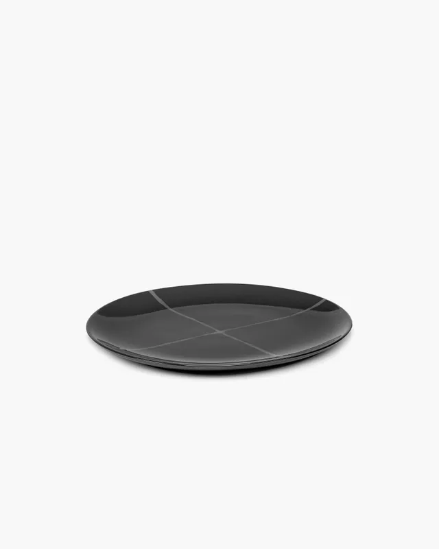 Serax Zuma jídelní talíř šedý porcelán
