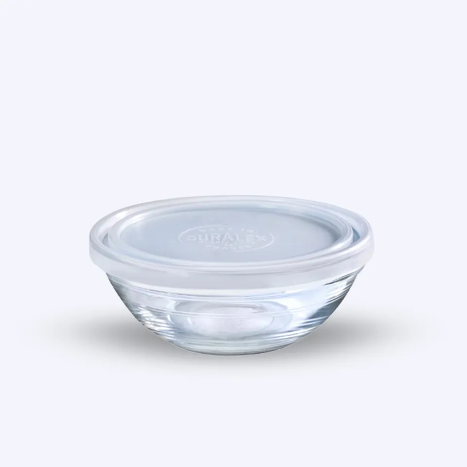 Duralex Freshbox skleněná dóza kulatá 970 ml s víkem