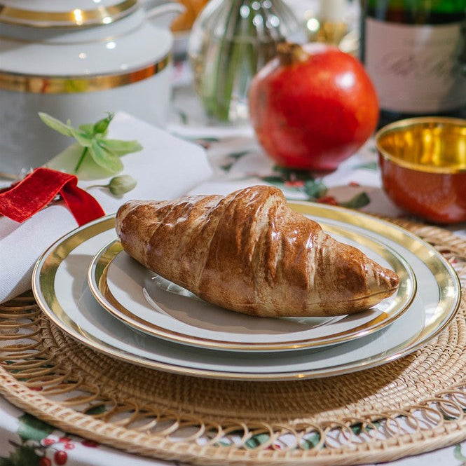 Augarten dárková dóza Croissant hnědá