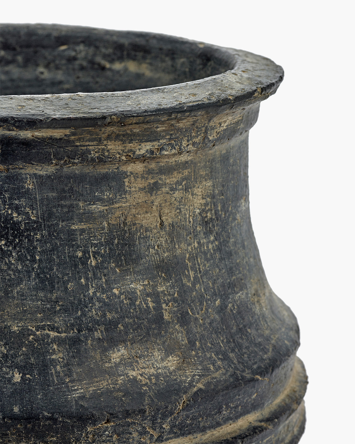 Serax Mesa Planter 01 M květináč černý kamenina