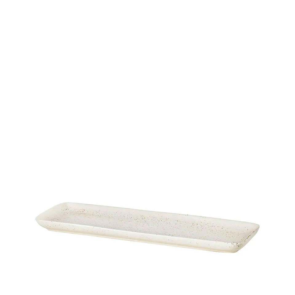 Broste Copenhagen Nordic Vanilla Square Plate čtvercový talíř