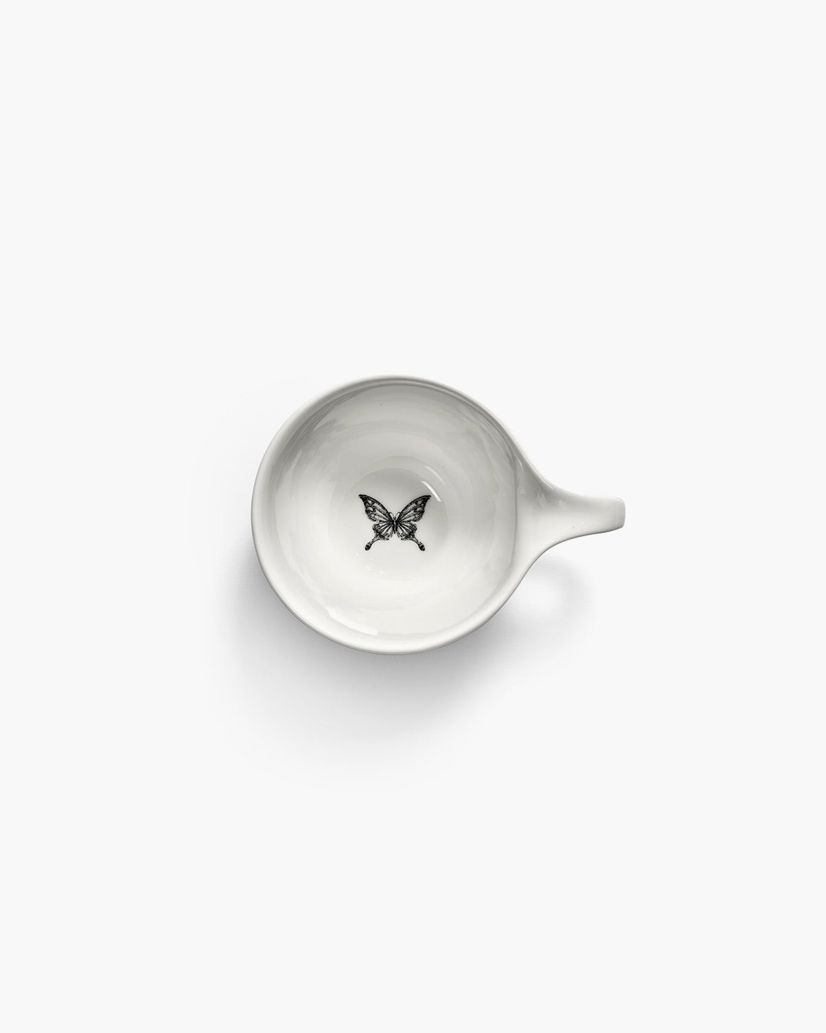 Serax Unity cappuccino šálek bílo-černý butterfly