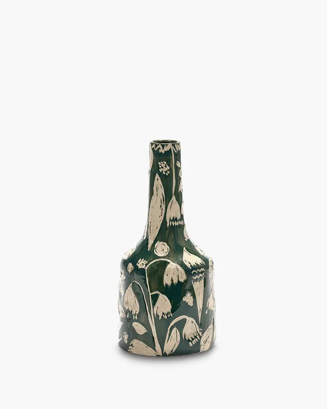 Serax Terres de Rêves Vase 08 váza zelená ruční