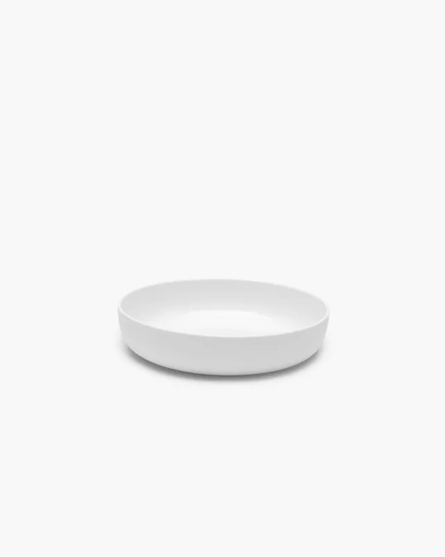 Serax Base Deep Plate M hluboký talíř bílý kostní porcelán