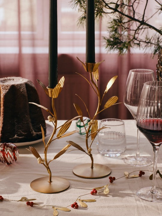 Broste Copenhagen Mistletoe svícen vánoční