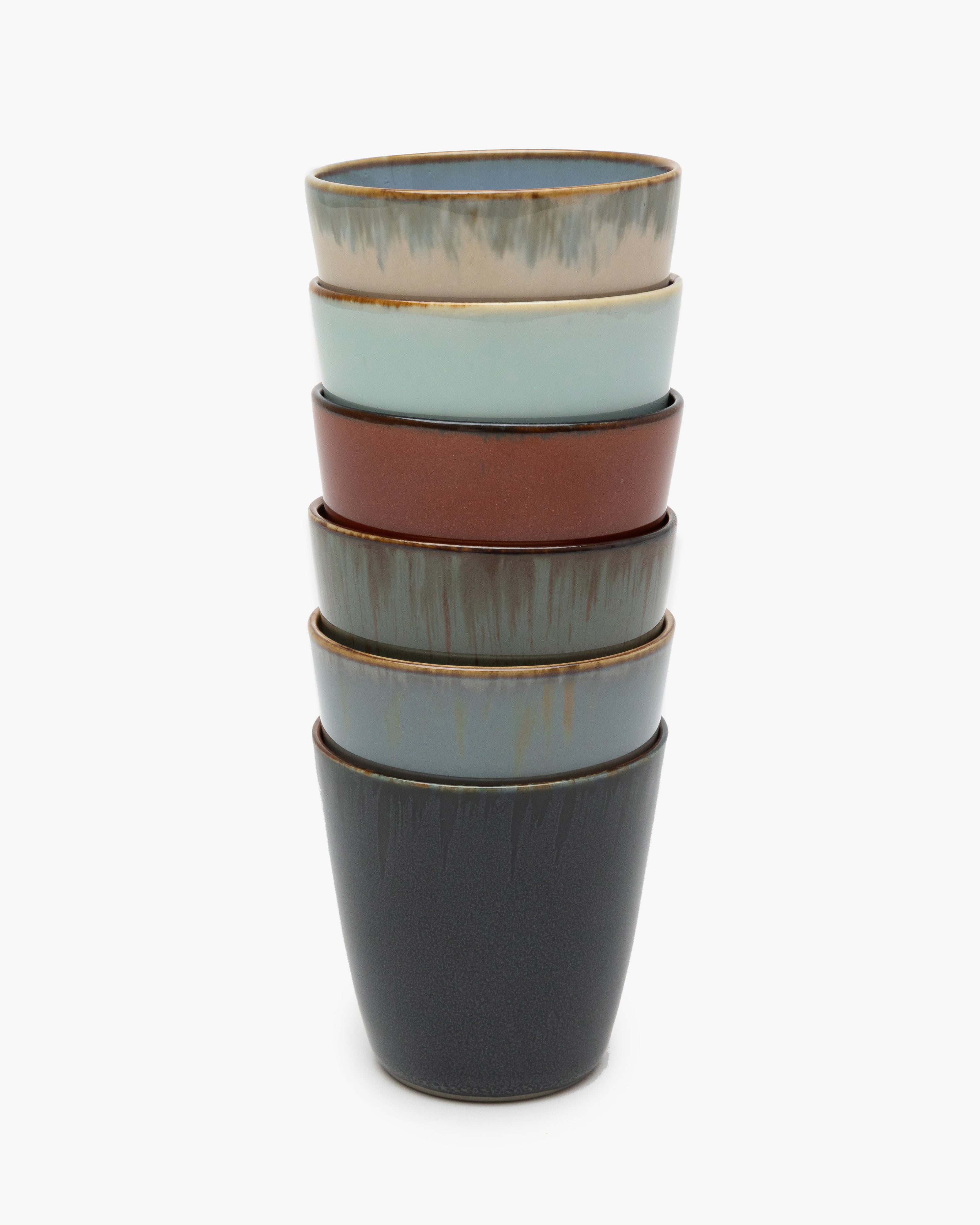 Serax Terres de Rêves Conical Cup S šálek misty grey reaktivní