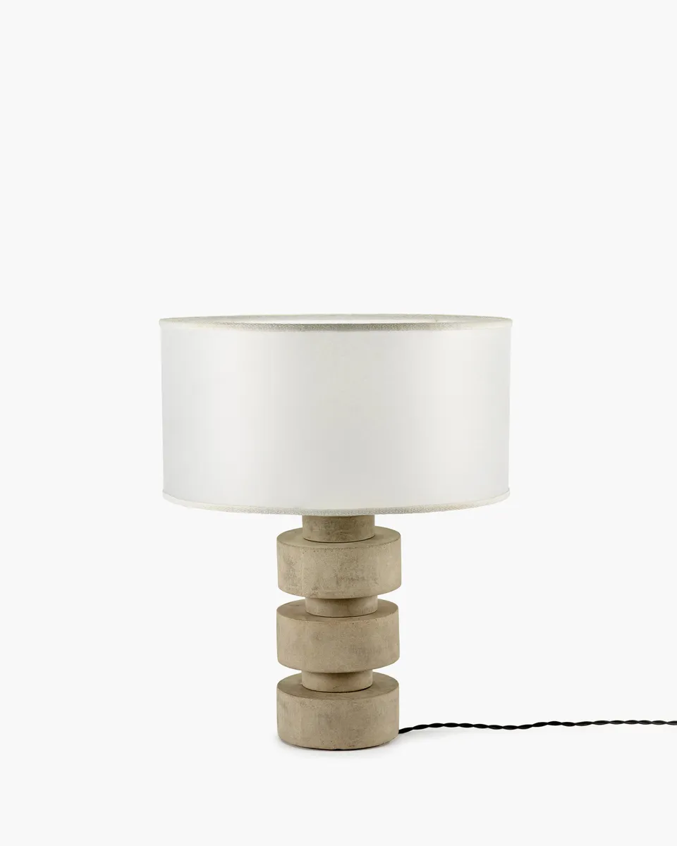 Serax Disc betonová stolní lampa šedá