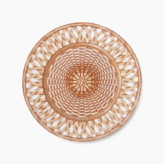Augarten Grand Panier servírovací talíř 32 cm hnědý