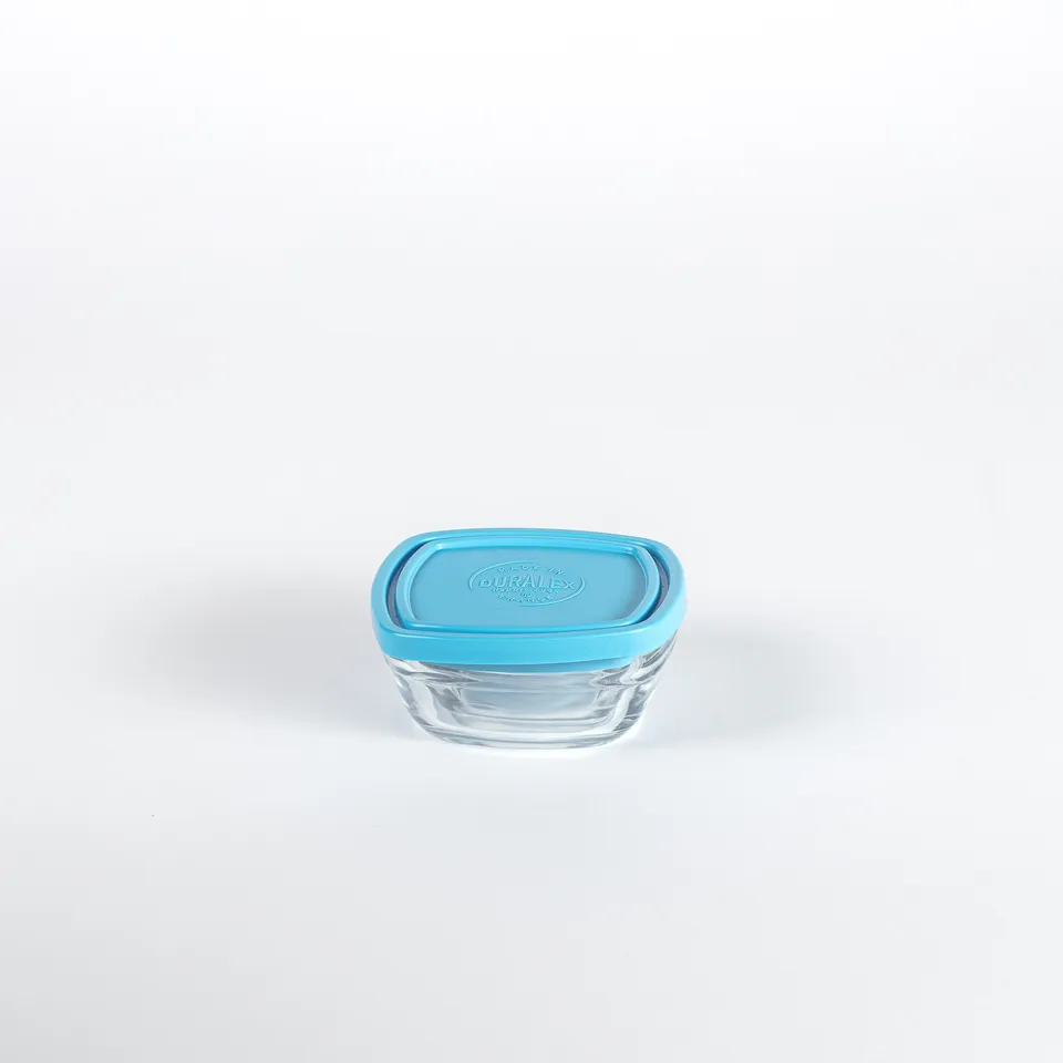 Duralex Freshbox dóza 15 cl modré víčko hranatá