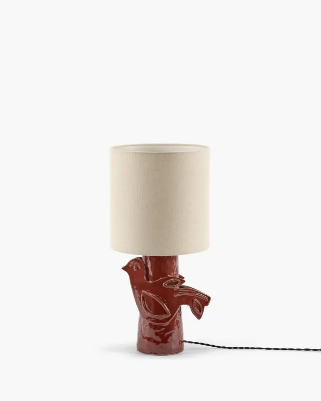 Serax Paloma stolní lampa červená béžová