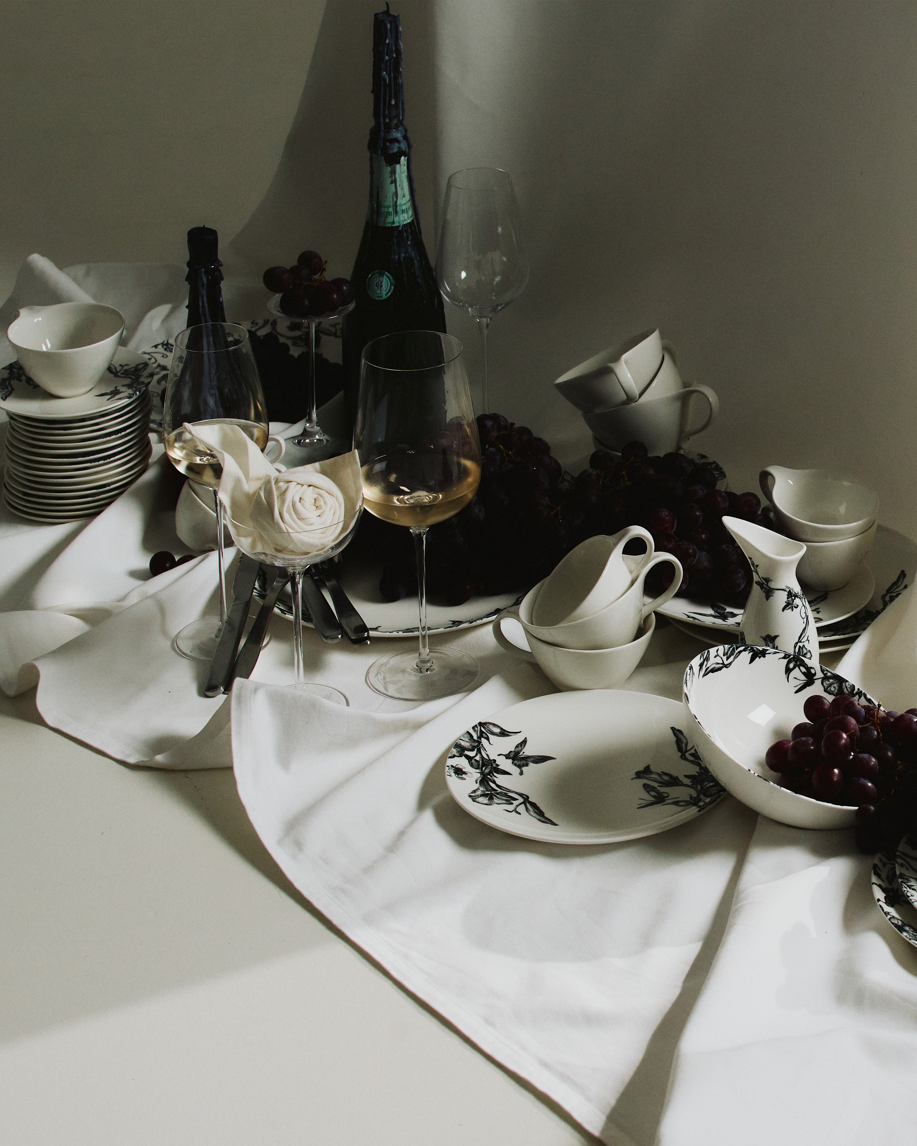 Serax Unity předkrmový talíř bílý porcelán