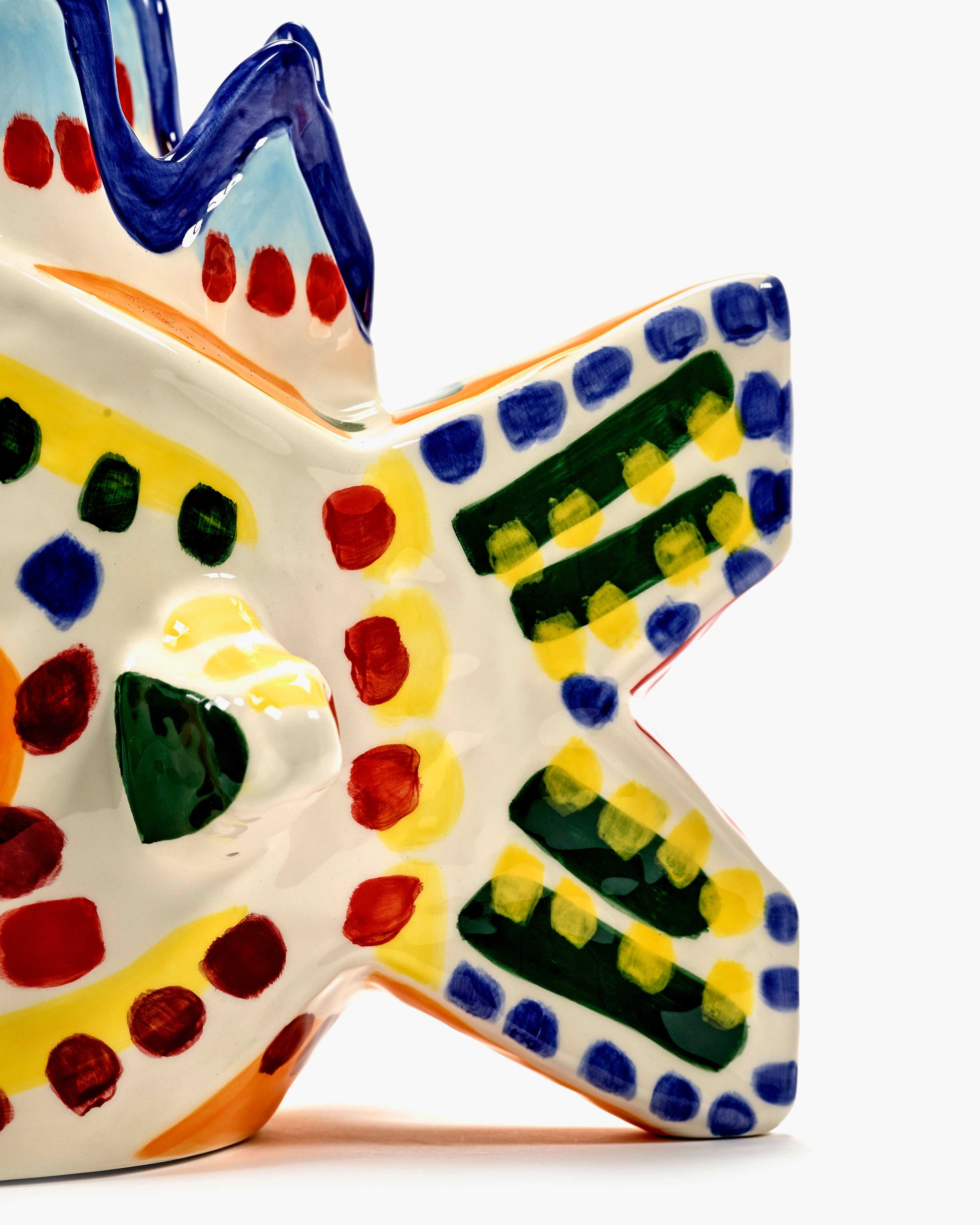 Serax Sicily Vase 01 váza mix kamenina ryba