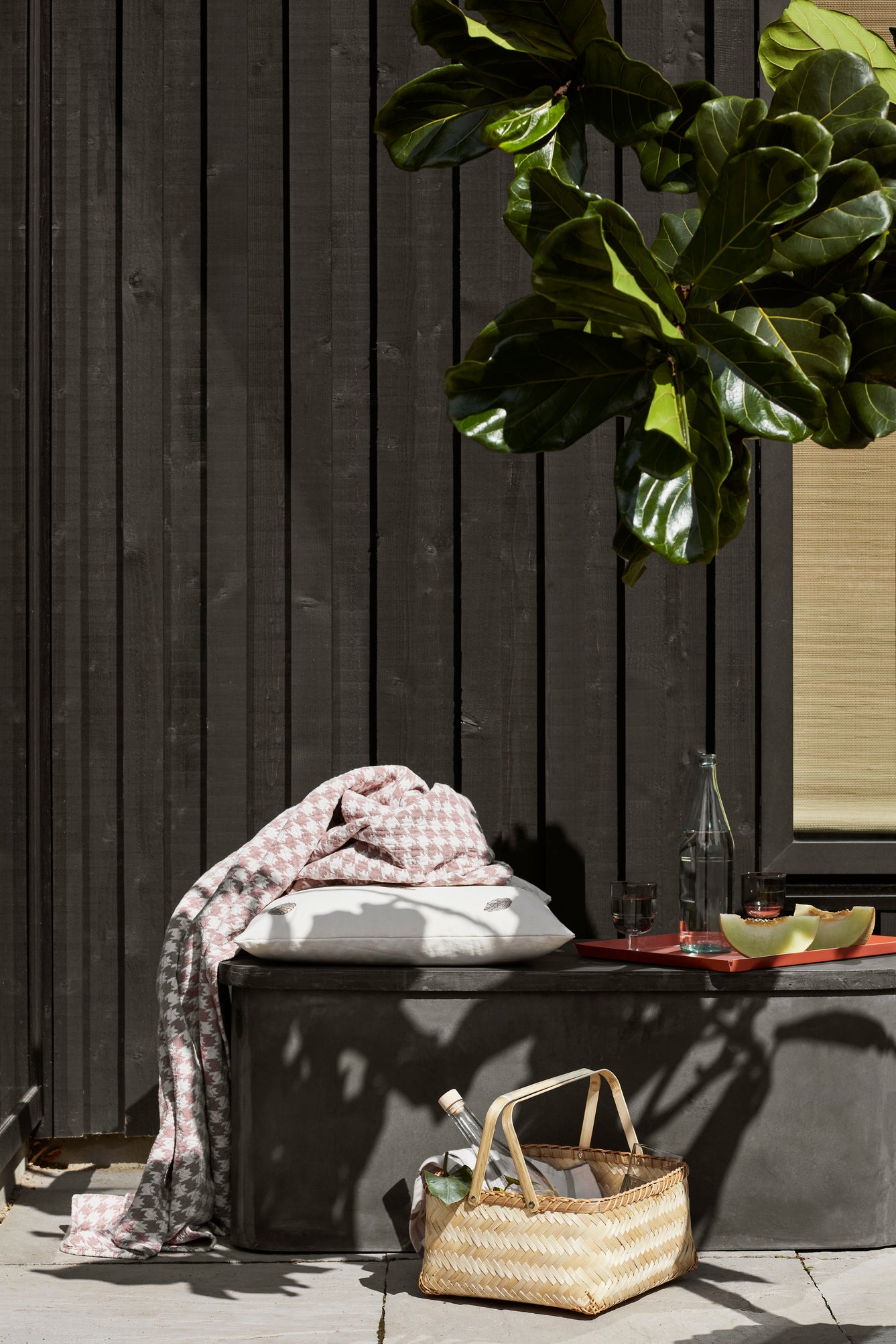 Broste Copenhagen Fiber úložná lavice s prostorem