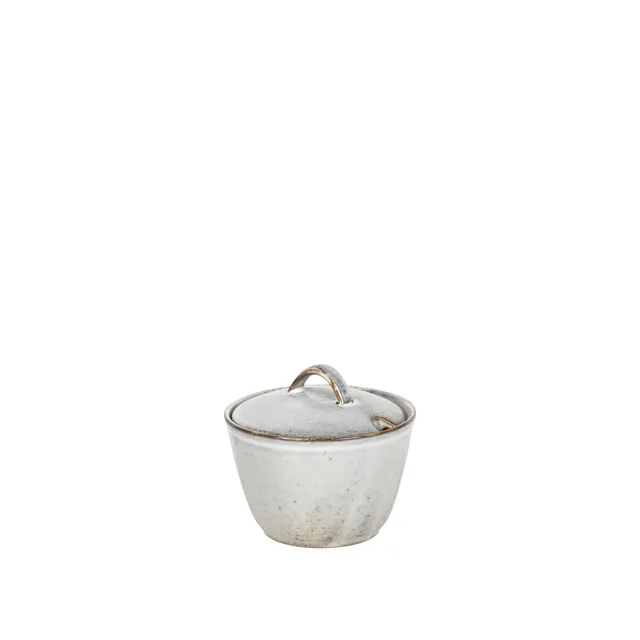 Broste Copenhagen Nordic Sand cukřenka kameninová