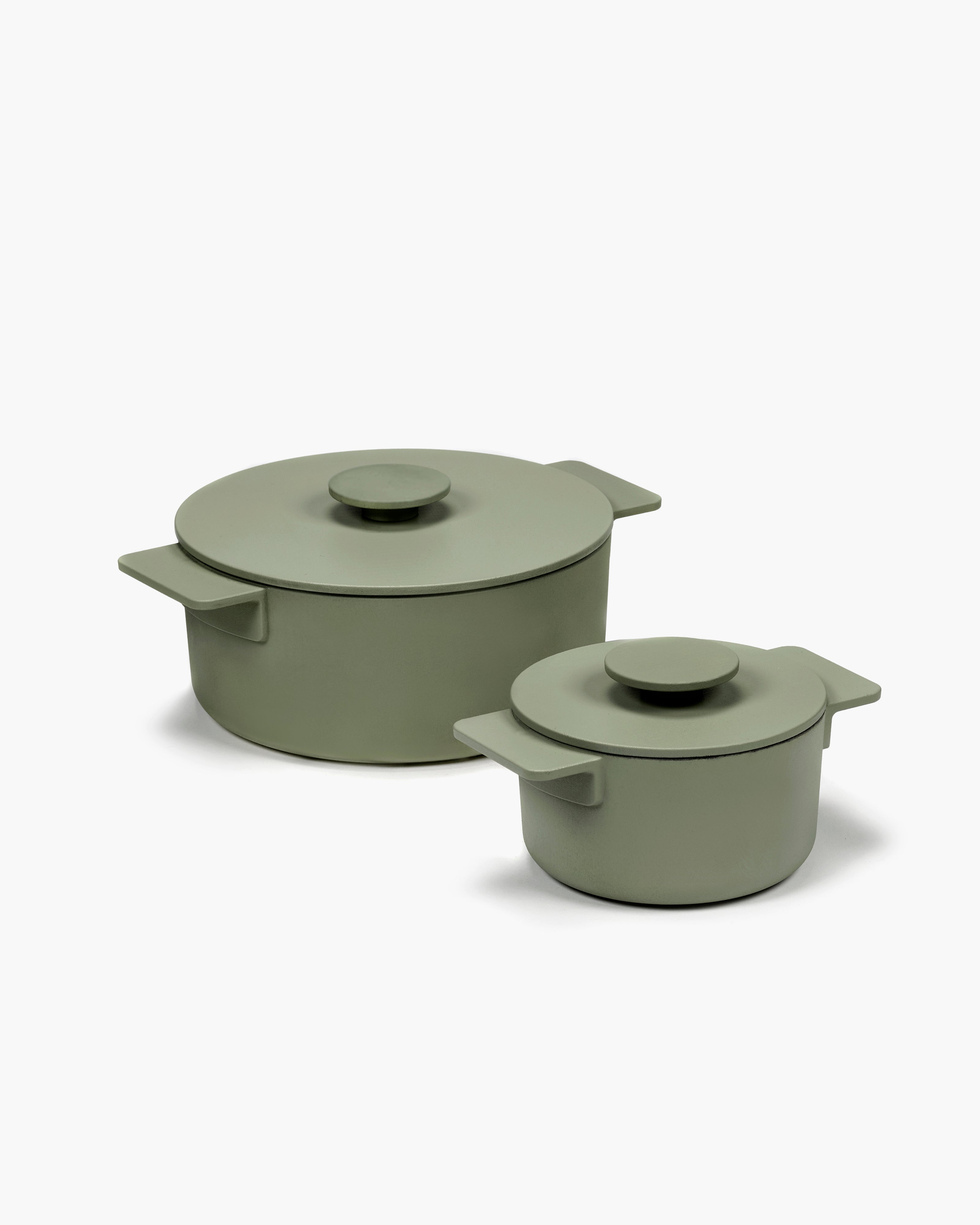 Serax Surface litinový hrnec S zelený camo