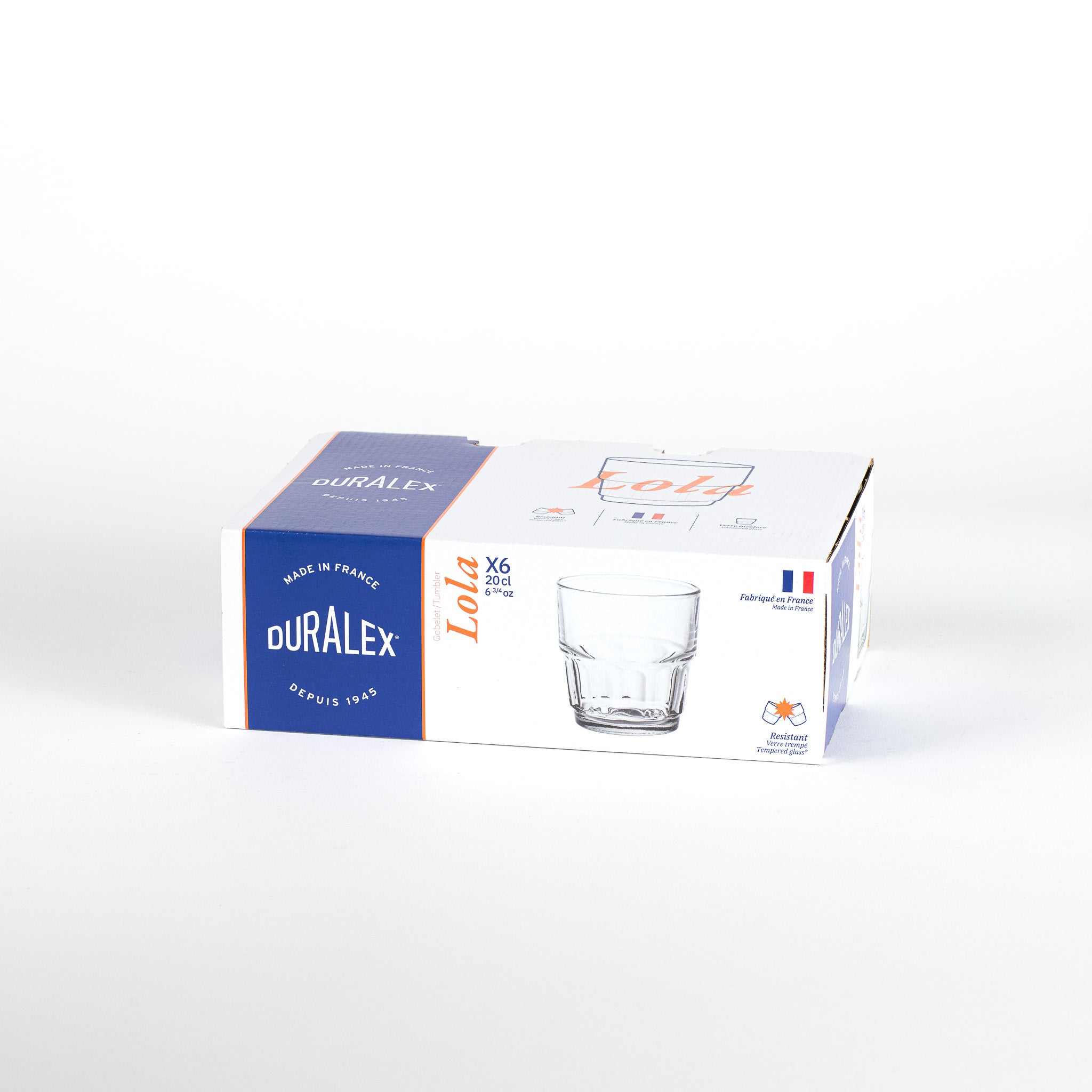 Duralex Lola sklenice čirá 20 cl 6 ks