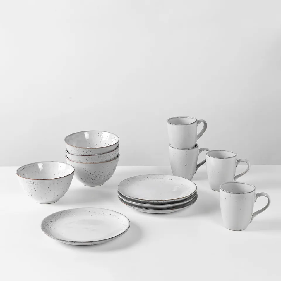 Broste Copenhagen Nordic Sand Breakfast Set for Four sada