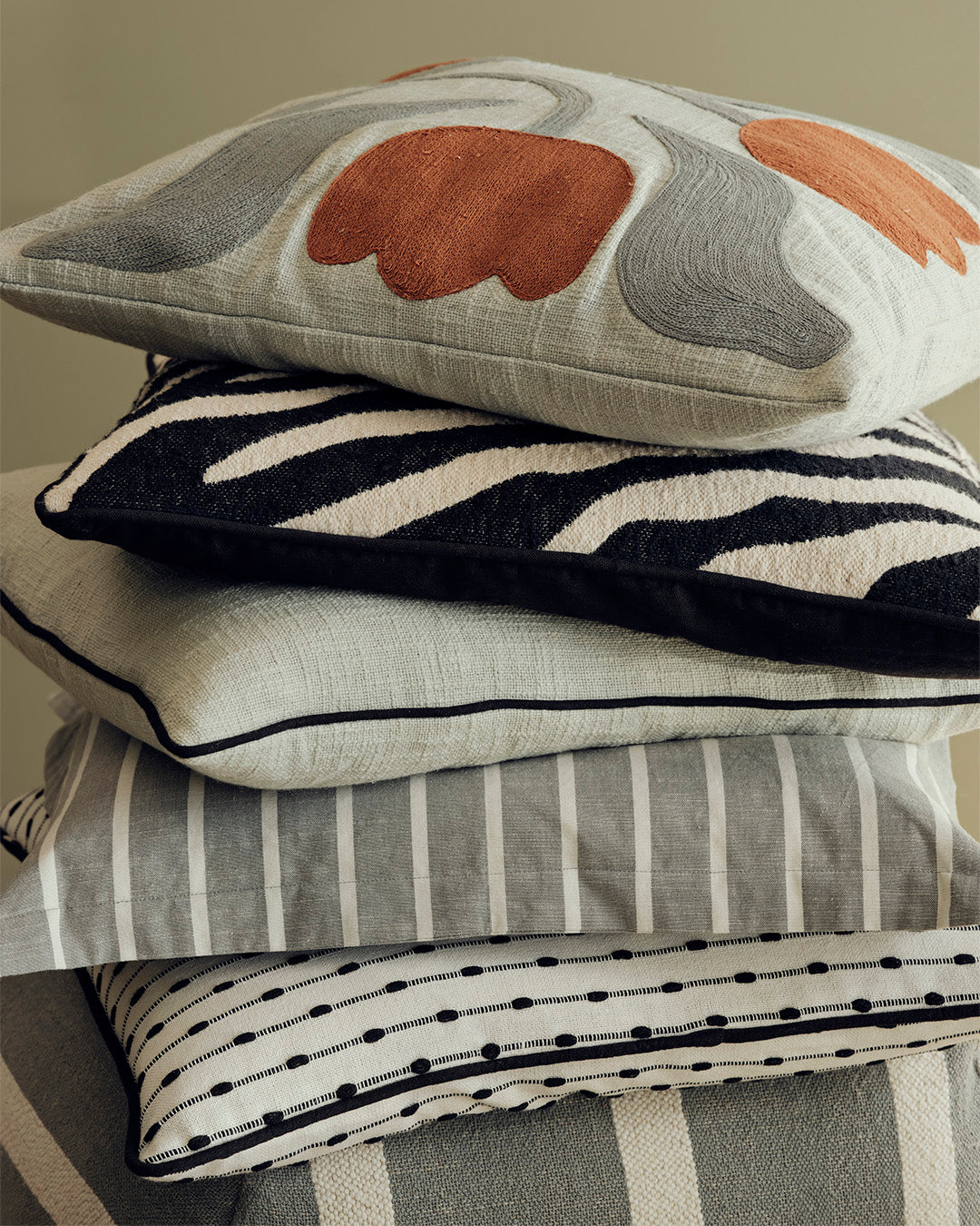 Broste Copenhagen Marta Cushion Cover povlak textilní